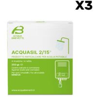 Anticorrosivo Antincrostante Acqua Brevetti AcquaSIL 2/15 4 Sacche Usa e Getta da 250GR - PC100 - 3 Confezioni