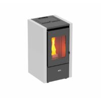 Stufa a Pellet Ventilata King 60T 6,2kW 145m3 Bordeaux - 505659