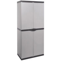 Armadio in Resina PVC da Esterno Tuttopiani Modulare Ripiani Balcone