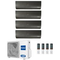 Climatizzatore Haier Quadri Split Flexis Nero 7000+7000+7000+18000 4U85S2SR2FA R-32 A++/A+ 7+7+7+18