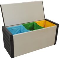 Cassapanca con Buste per Raccolta Differenziata Mongardi 80X34X34CM - 7825C98