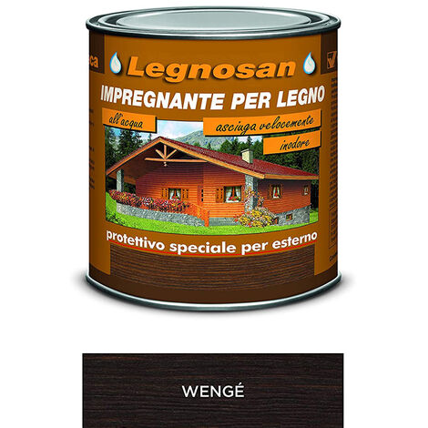 Impregnante all'Acqua per Legno Esterno Legnosan 2,5 Lt VELECA - Wenge