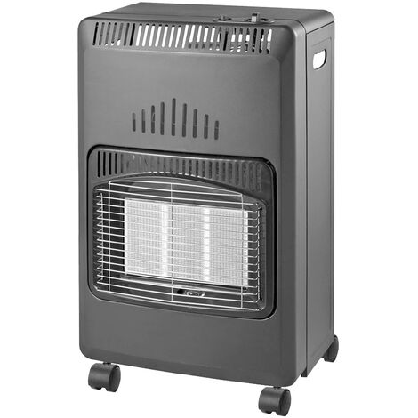 Stufa ad Infrarossi a Gas GPL Nera FERLIVING - 42x37x74h cm
