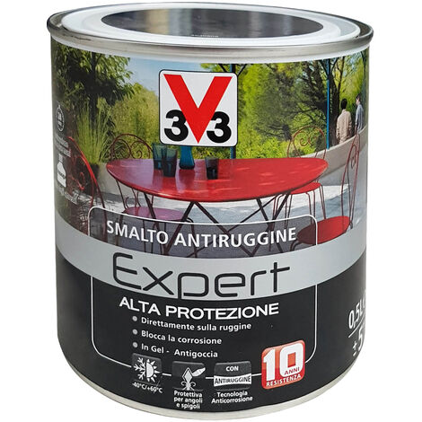 Smalto Antiruggine in Gel Expert 500 ml V33 - Bianco RAL 9016