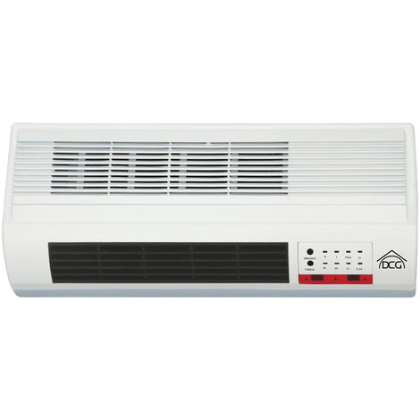 Termoventilatore a Parete 1000-2000W DCG con Telecomando