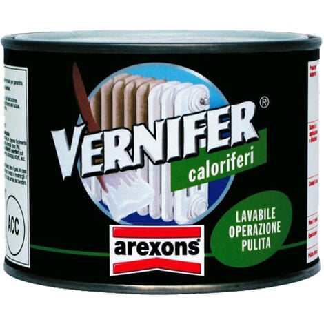 Smalto Antiruggine Vernifer Caloriferi Bianco Satinato AREXONS 500 ml