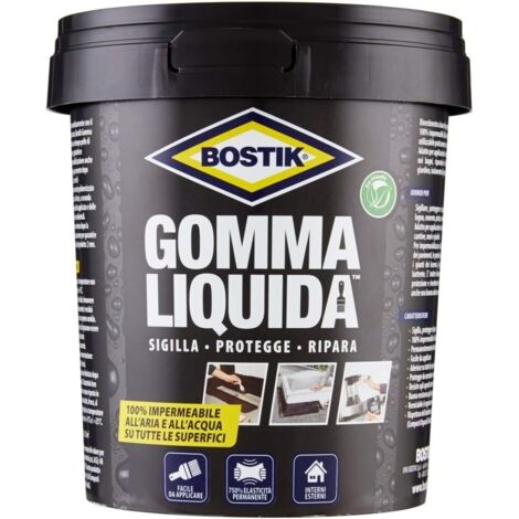 Barattolo gomma liquida Bostik rivestimento impermeabilizzante formato 750ml