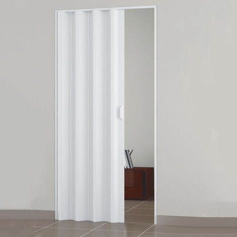 Porta a Soffietto con Maniglia 100x214h cm FERLIVING - Bianco