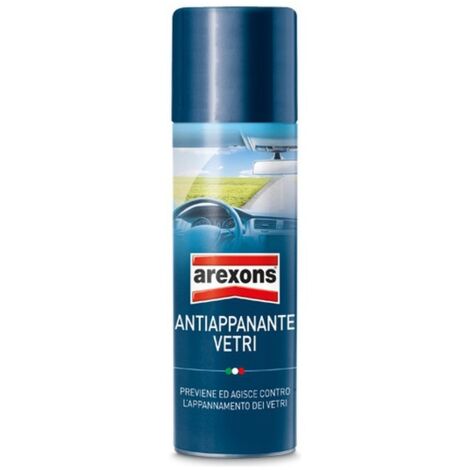 Antiappannante per Parabrezza Auto Arexons Spray per Vetri Cristalli Auto 200 ml