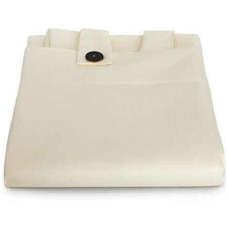 Tende a Bretelle in Cotone per Gazebi - Colore Ecru - FERLIVING 160x270h cm