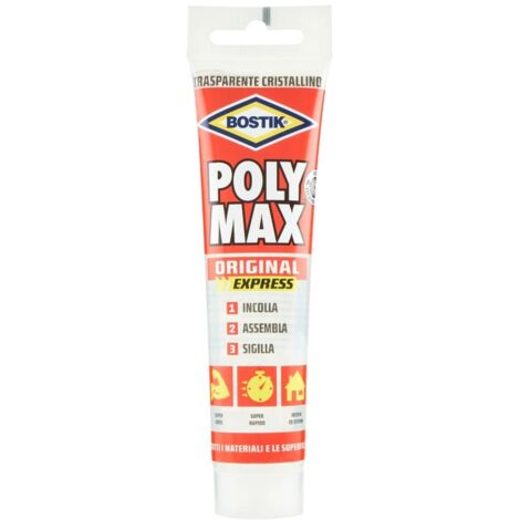 Bostik Sigillante Max Cristal Colla Montaggio 115g Trasparente