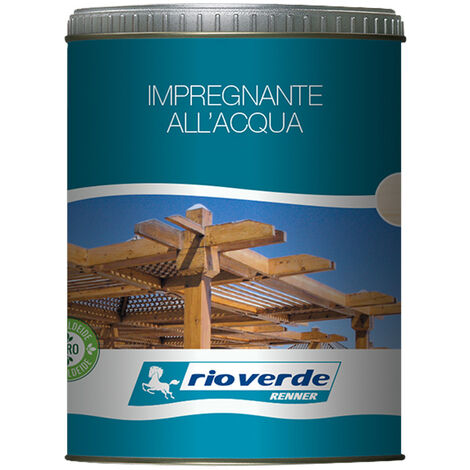 Impregnante ad Acqua per Legno RM 1910 750 ml RIOVERDE - Verde (1/4)