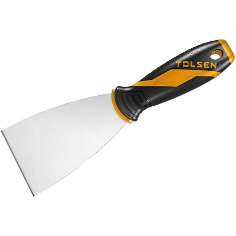Spatola Acciaio Tolsen 60mm Manico Gomma