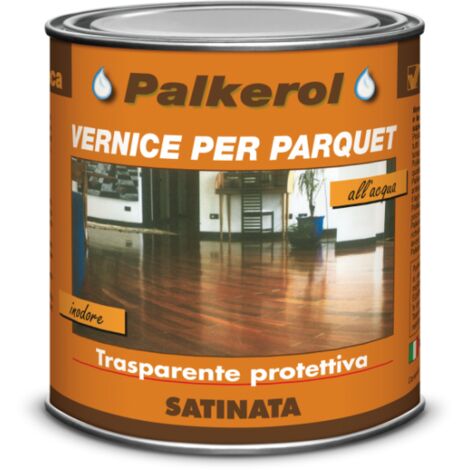 Vernice trasparente satinata per parquet trattamento legno protetto Veleca 750ml