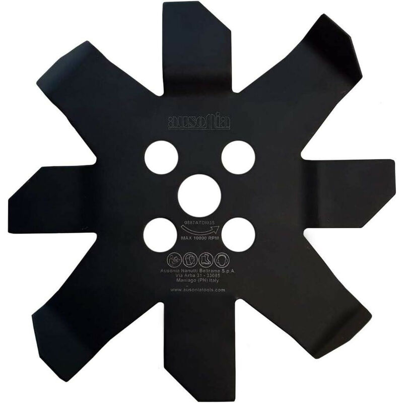AUSONIA - 83798 - Disco per decespugliatore macinone per polverizzazione rovi