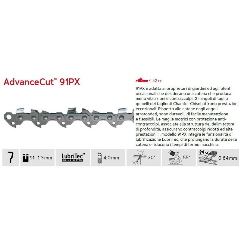 Catena Motosega OREGON VersaCut 91VXL040E | 10" - 25 Cm - Foto 7
