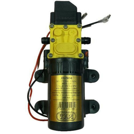 VOLPI - 22EPM5B - Pompa membrana con pressostato VBlack VITA12 12L e VITA16 16L