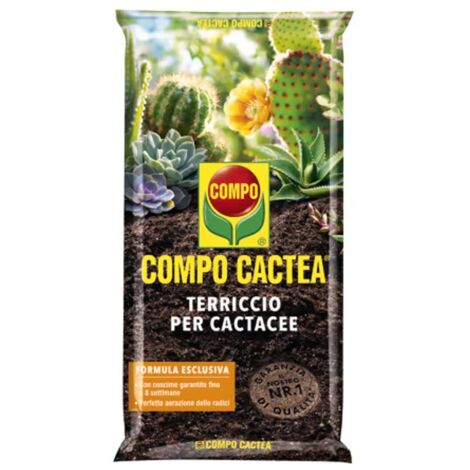 COMPO CACTEA Terriccio per Cactacee, Per una crescita omogenea delle piante, 5 l (1/5)