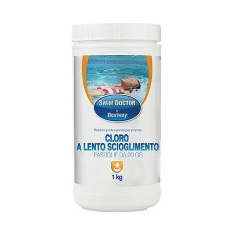 Pastiglie di cloro multifunzione da 20 gr per piscine fuori terra