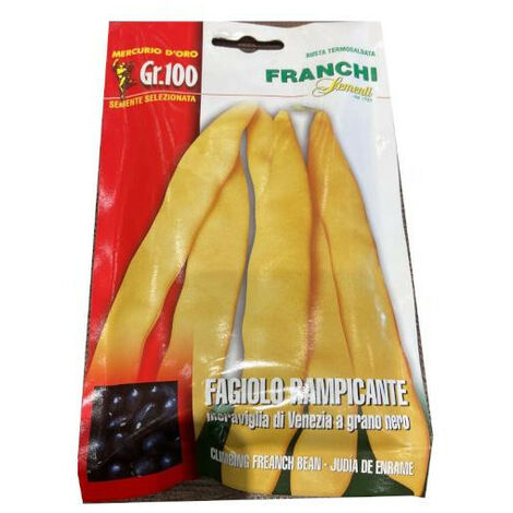FRANCHI SEMENTI - Semi fagiolo rampicante MERAVIGLIA VENEZIA GRANO NERO 100 gr (1/3)