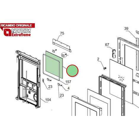LA NORDICA - 7026750 - Vetro ceramico 4x198x242 VENEZIA