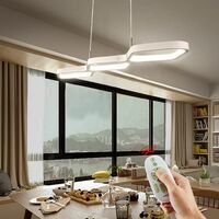 Dimmable Suspension LED pour Salle à Manger Lampe Suspension Moderne Lustre Hauteur Ajustable Plafond Suspension Salon Bureau