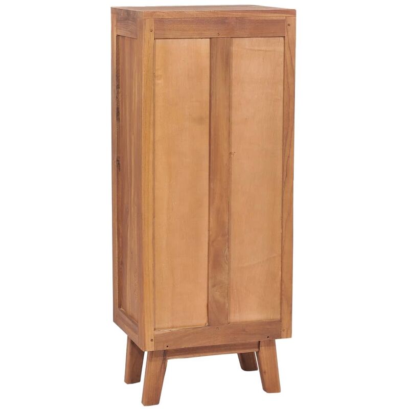 Credenza Moderna，Madia da cucina，Mobile Buffet，Armadio da Cucina con 5  Cassetti 40x30x100 cm in Legno Massello di Teak VMOE15132 BonneVie