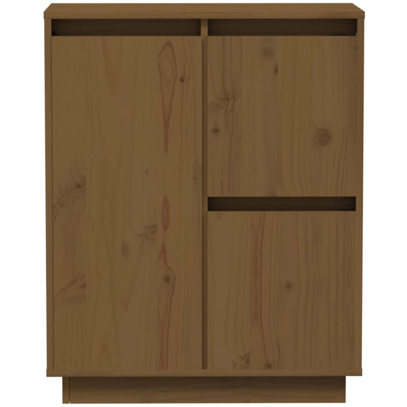 Gecheer Credenza in Legno Massello di Pino Marrone Miele,Mobile Credenza,Credenza  Soggiorno Alta,Libreria Moderna,Mobiletto Multiuso, Armadietto,Credenza  Soggiorno Moderno,Credenza Alta per Cucina : .it: Casa e cucina