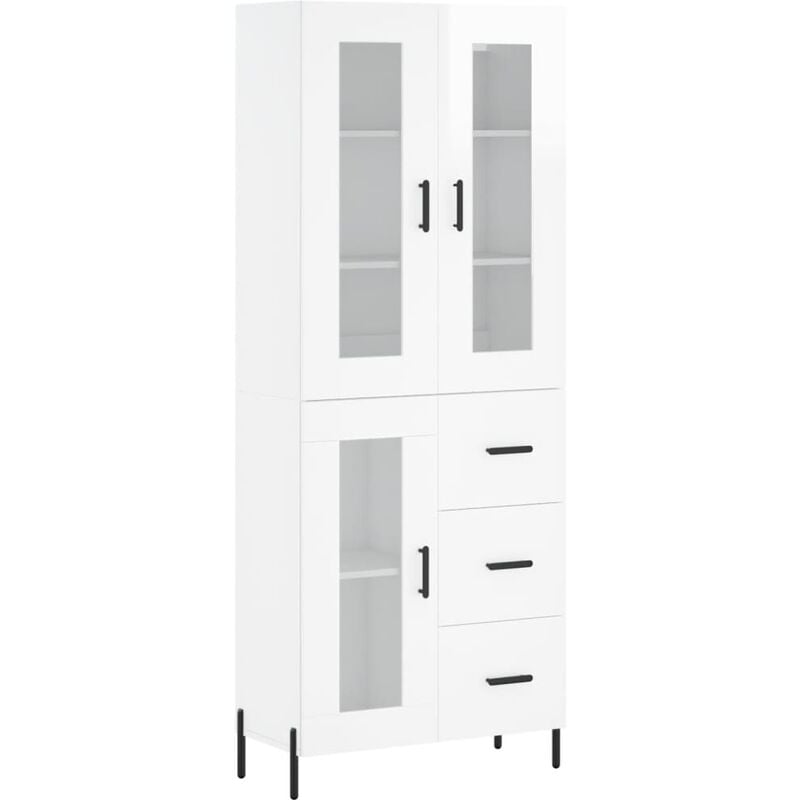 Credenza Alta Soggiorno 69,5x34x180 cm Buffet Alta Dispensa Salvaspazio  Mobile Dispensa Alto Armadio Dispensa Cucina Mobile Alto Cucina Mobile  Portaoggetti Grigio Sonoma : : Casa e cucina