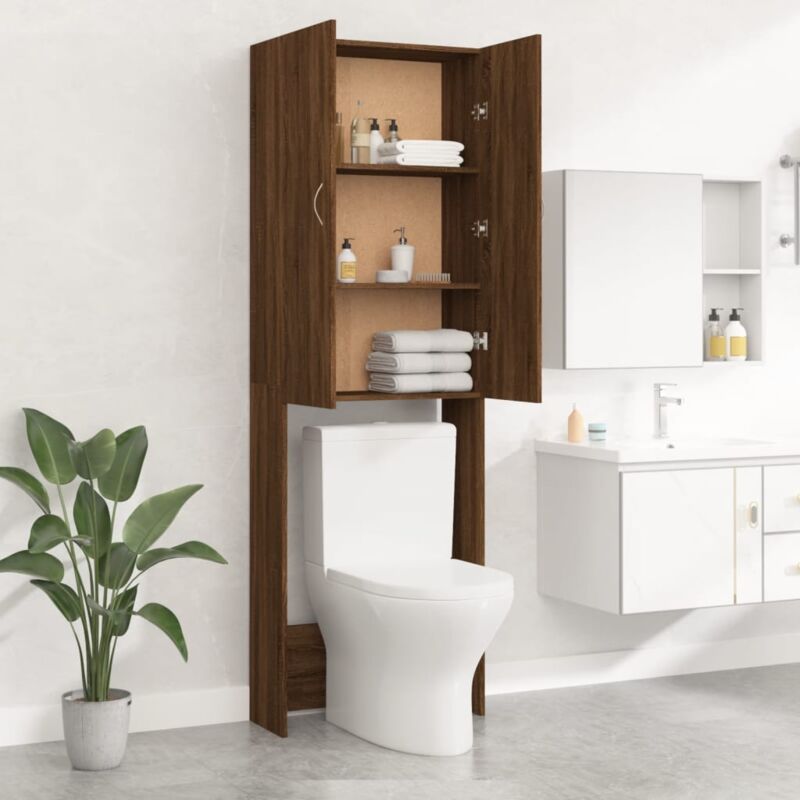 MOBILE PER LAVATRICE 64x25,5x190 cm Armadio Arredi Bagno Colori Diversi  vidaXL EUR 79,99 - PicClick IT