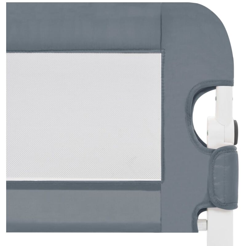 Sponda Letto Sicurezza Bambini - Sponde e barriere anticaduta letto Grigio  Scuro 120x25 cm Tessuto BV551267 - BonneVie