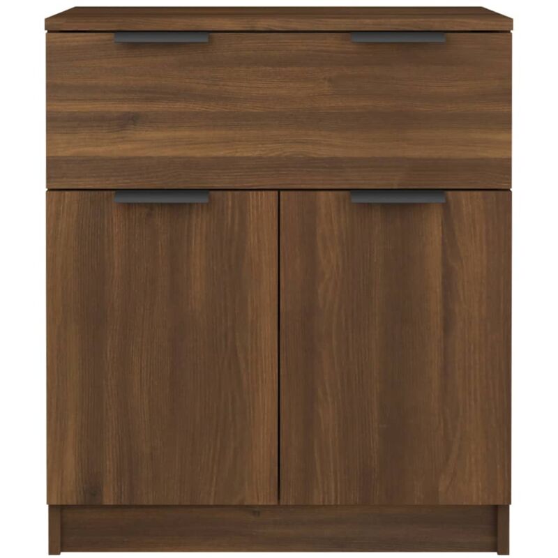 Credenza Buffet - Mobile da Cucina Rovere Marrone 92x35x75 cm in Legno  Multistrato BV916049 - BonneVie