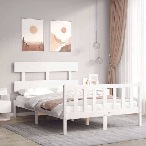 VidaXL Giroletto In Legno Massello 120x190 Cm 4FT Small Double | Leroy - 11