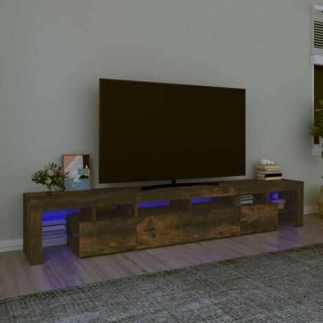 Mobile Porta TV In Legno Massello Di Pino Nero 114x35x52 Cm Con 3 Cassetti E Antiribaltamento, Per Soggiorno E Camera Da Letto