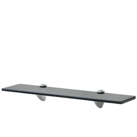 Mensola da muro in Vetro, Mensola da bagno in vetro 40 x 10 cm 8 mm