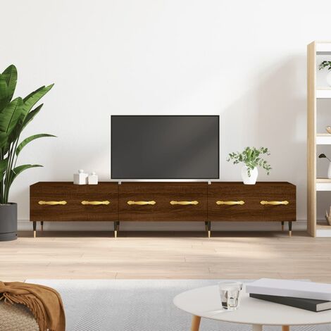 Mobile Porta TV，Mobili TV，Supporto per TV da Soggiorno Rovere Marrone  150x36x30cm in Legno Multistrato