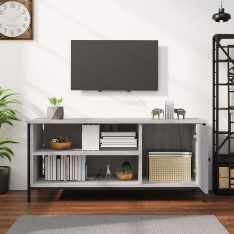 Mobile Porta TV，Mobili TV，Supporto per TV da Soggiorno Grigio Sonoma  100x40x45 cm in Legno