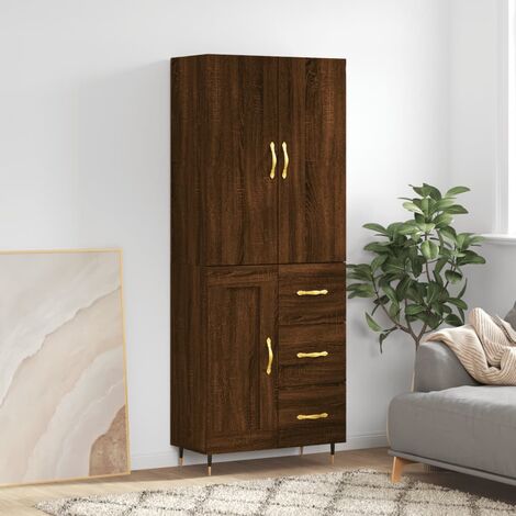 Mobiletto Portabottiglie, Credenza Cucina con Porta Bottiglie di Vino, Mensola Aperta, per Soggiorno, Cucina, Bar, 140 x 40 x 82,5 cm (Grigio) | Leroy Merlin