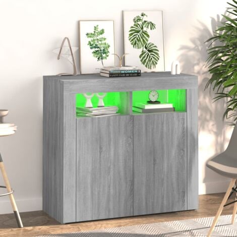 Moderna Credenza Armadio da Stoccaggio da Soggiorno Corridoio da Cucina  Credenza Stretta 80x34x95cm FSB70-W SoBuy