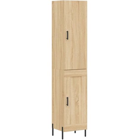 Credenze Cucina 34,5x34x180 cm Mobile Dispensa Credenza Alto Armadio  Dispensa Cucina Mobile Alto Cucina Credenze Cucina Armadietto Ausiliario  Rovere Sonoma : : Casa e cucina