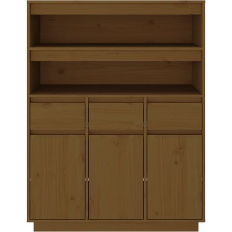 Credenza bassa,Armadietto,Mobile da Cucina Bianca 89x40x116,5 cm