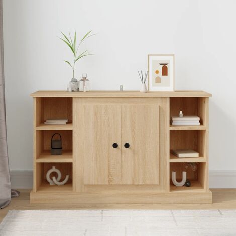 Credenza Moderna，Madia da cucina，Mobile Buffet，Armadio da Cucina Rovere  Sonoma 100x35,5x60 cm in