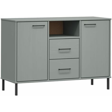 EASYCOMFORT Credenza Moderna con 3 Cassetti e Armadietti, Mobile