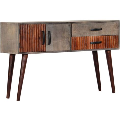 vidaXL Consolle 110x30x76 cm in Legno Massello di Mango