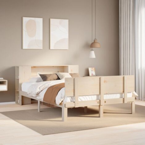 Letto A Castello In Legno Pino 90x200/120x200 Cm - Bianco, Con Sponde - Foto 14