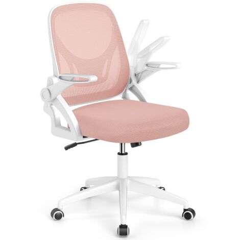 Sedia Da Ufficio Ergonomica In Rete Con Supporto Lombare Regolabile E Braccioli Ribaltabili A 90° - Fino A 120kg - copertina