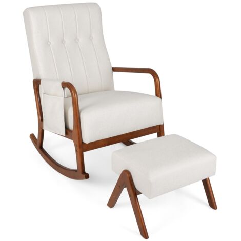 GIANTEX Poltrona da salotto scandinava, divano Relax confortevole