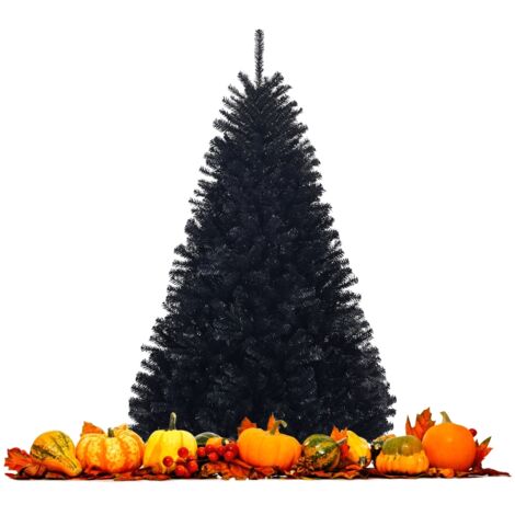 Albero di Natale Artificiale Innevato, 210 cm, 1148 Rami in PE/PVC, con Pigne Decorative