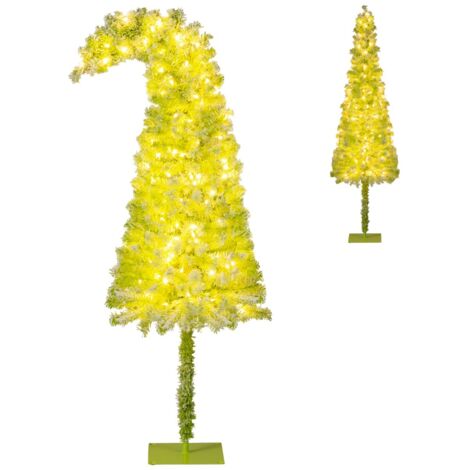 Albero festivo pre-illuminato 180cm con 290 punte di ramo e punta flessibile (1/5)