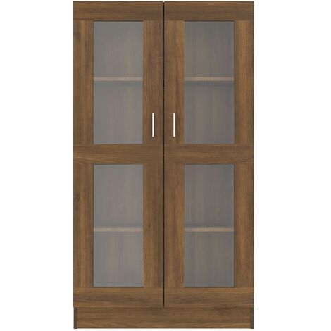 VidaXL Armadietto Da Garage In Rovere Marrone – 30x51x85 Cm, 4 Cassetti, Piano In Pino Massello, Capacità Totale 60 Kg, Per Officina E Fai-da-te